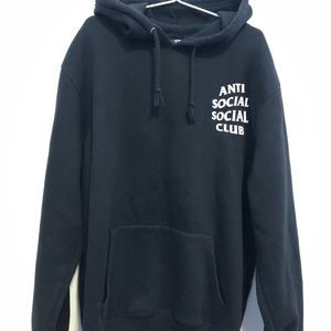 non-authentic antisocial social club hoodie